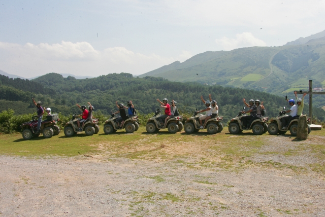  Quad caminata en el país vasco 